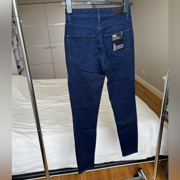 NWT PAIGE Hoxton High Rise Ankle Skinny Jeans in Size 26 - Picture 10 of 13